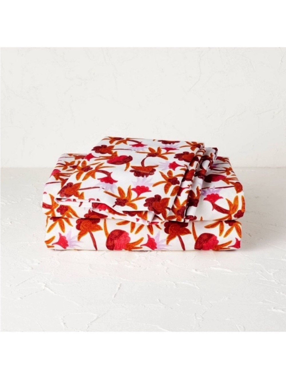 Opalhouse Jungalow Queen 100% Cotton Natalia Floral Sheet Set